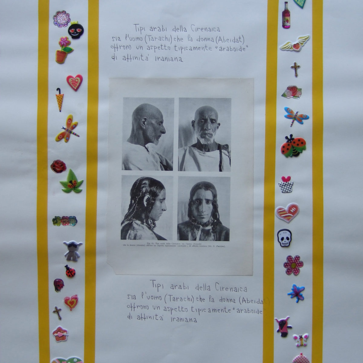 Collages on paper
