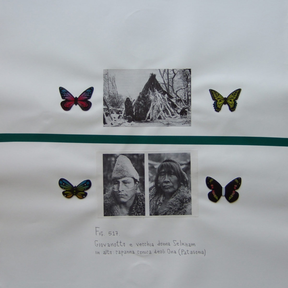 Collages on paper