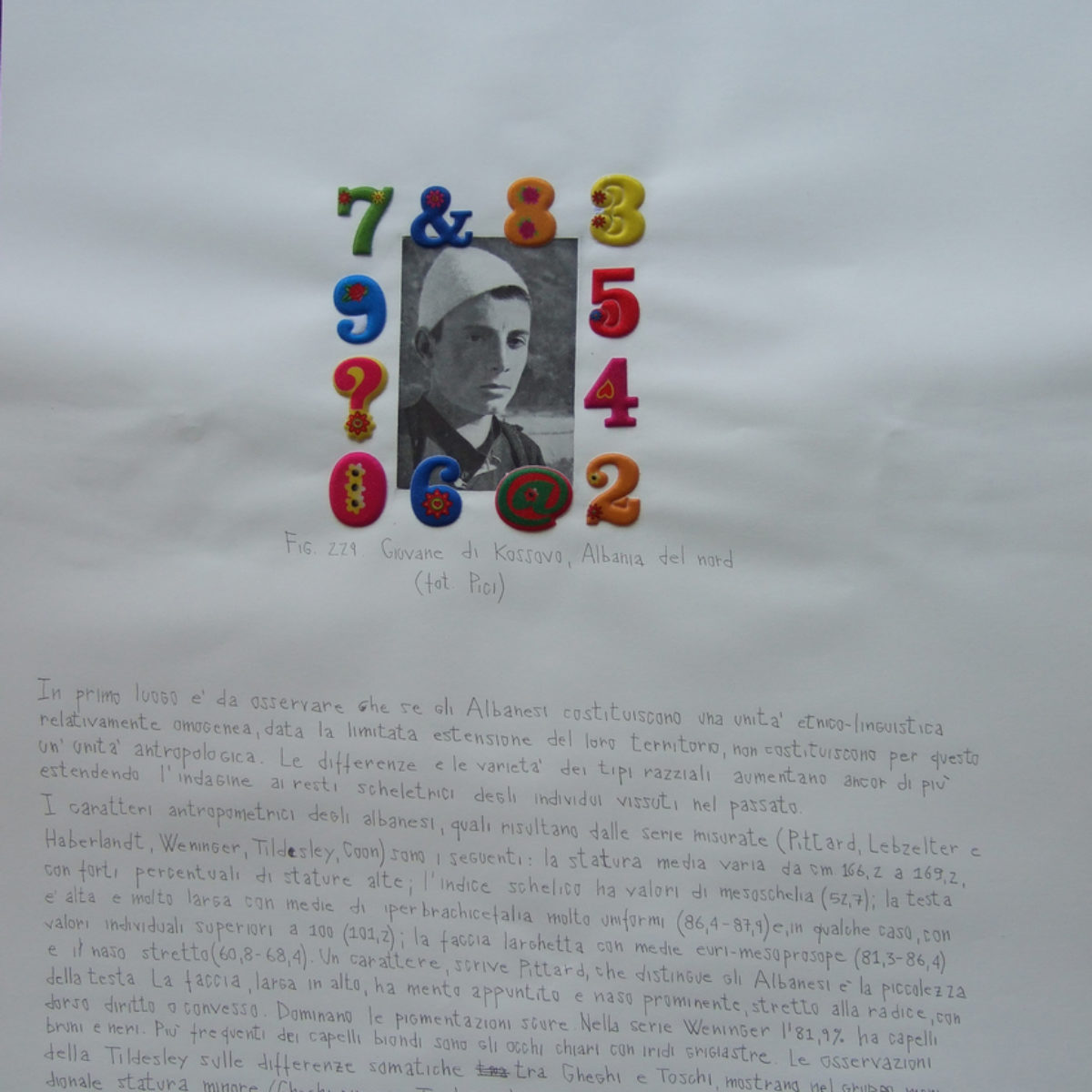 Collages on paper