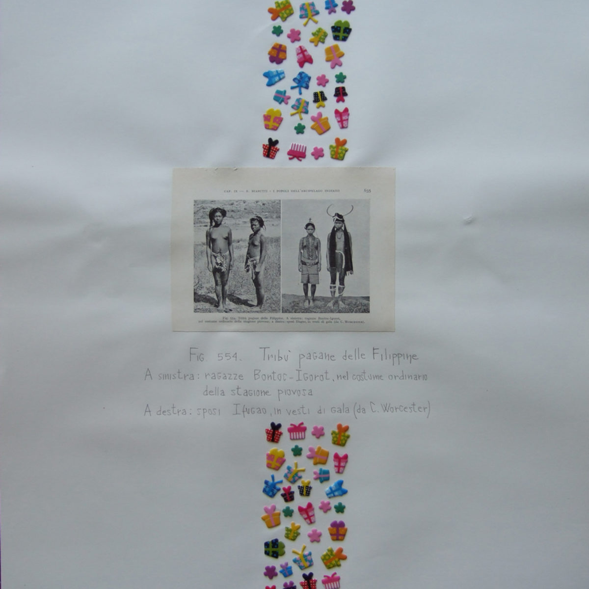 Collages on paper