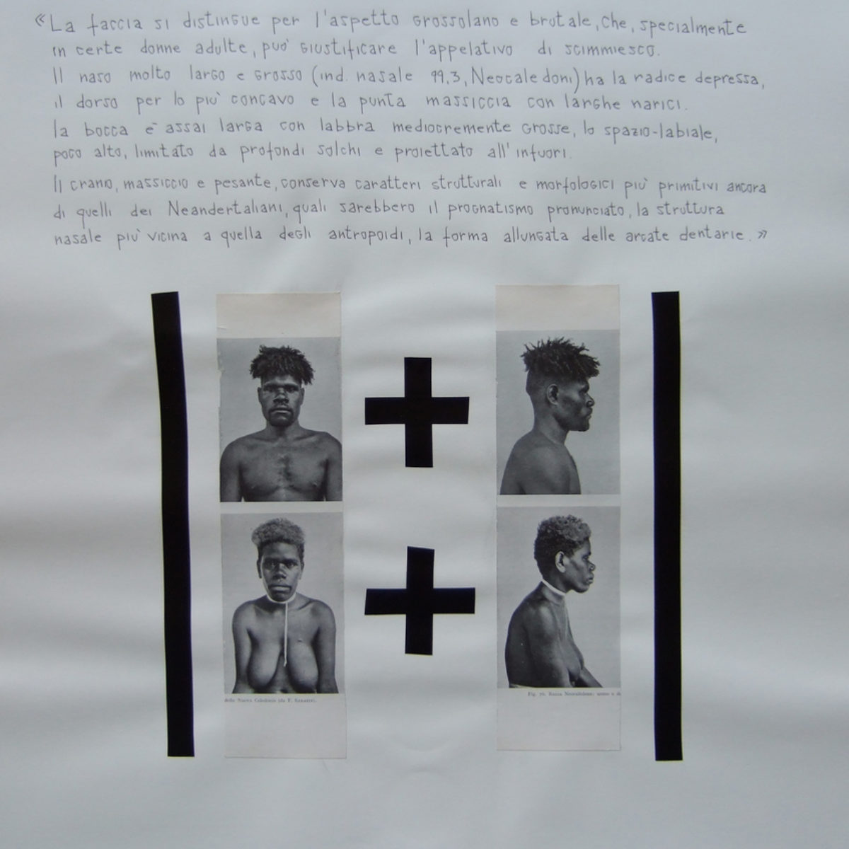 Collages on paper